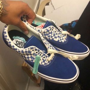 Vans Shoes - Blue checkered vans Vans Shoes - Blue checkered vans